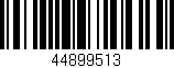 Código de barras (EAN, GTIN, SKU, ISBN): '44899513'