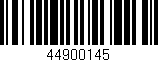 Código de barras (EAN, GTIN, SKU, ISBN): '44900145'
