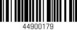 Código de barras (EAN, GTIN, SKU, ISBN): '44900179'