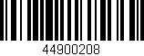Código de barras (EAN, GTIN, SKU, ISBN): '44900208'
