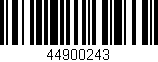 Código de barras (EAN, GTIN, SKU, ISBN): '44900243'