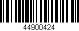 Código de barras (EAN, GTIN, SKU, ISBN): '44900424'