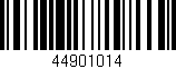 Código de barras (EAN, GTIN, SKU, ISBN): '44901014'