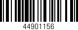 Código de barras (EAN, GTIN, SKU, ISBN): '44901156'