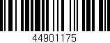 Código de barras (EAN, GTIN, SKU, ISBN): '44901175'
