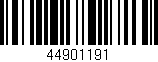 Código de barras (EAN, GTIN, SKU, ISBN): '44901191'
