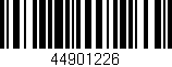 Código de barras (EAN, GTIN, SKU, ISBN): '44901226'