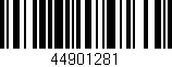 Código de barras (EAN, GTIN, SKU, ISBN): '44901281'