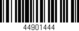 Código de barras (EAN, GTIN, SKU, ISBN): '44901444'