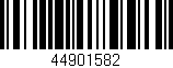 Código de barras (EAN, GTIN, SKU, ISBN): '44901582'