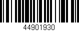 Código de barras (EAN, GTIN, SKU, ISBN): '44901930'