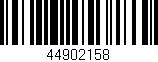 Código de barras (EAN, GTIN, SKU, ISBN): '44902158'