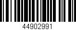 Código de barras (EAN, GTIN, SKU, ISBN): '44902991'