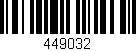 Código de barras (EAN, GTIN, SKU, ISBN): '449032'