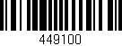 Código de barras (EAN, GTIN, SKU, ISBN): '449100'
