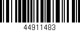 Código de barras (EAN, GTIN, SKU, ISBN): '44911483'