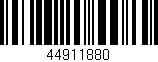 Código de barras (EAN, GTIN, SKU, ISBN): '44911880'