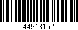 Código de barras (EAN, GTIN, SKU, ISBN): '44913152'