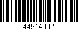 Código de barras (EAN, GTIN, SKU, ISBN): '44914992'