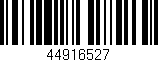 Código de barras (EAN, GTIN, SKU, ISBN): '44916527'