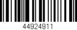 Código de barras (EAN, GTIN, SKU, ISBN): '44924911'