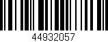 Código de barras (EAN, GTIN, SKU, ISBN): '44932057'