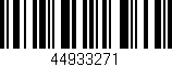 Código de barras (EAN, GTIN, SKU, ISBN): '44933271'