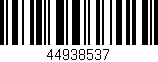 Código de barras (EAN, GTIN, SKU, ISBN): '44938537'