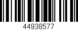 Código de barras (EAN, GTIN, SKU, ISBN): '44938577'