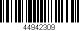 Código de barras (EAN, GTIN, SKU, ISBN): '44942309'