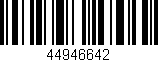 Código de barras (EAN, GTIN, SKU, ISBN): '44946642'