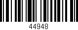 Código de barras (EAN, GTIN, SKU, ISBN): '44948'