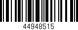 Código de barras (EAN, GTIN, SKU, ISBN): '44948515'