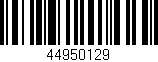 Código de barras (EAN, GTIN, SKU, ISBN): '44950129'