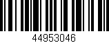 Código de barras (EAN, GTIN, SKU, ISBN): '44953046'
