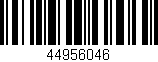 Código de barras (EAN, GTIN, SKU, ISBN): '44956046'