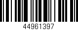 Código de barras (EAN, GTIN, SKU, ISBN): '44961397'