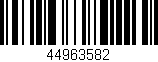 Código de barras (EAN, GTIN, SKU, ISBN): '44963582'