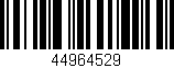 Código de barras (EAN, GTIN, SKU, ISBN): '44964529'