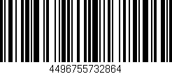 Código de barras (EAN, GTIN, SKU, ISBN): '4496755732864'