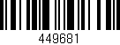 Código de barras (EAN, GTIN, SKU, ISBN): '449681'