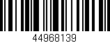 Código de barras (EAN, GTIN, SKU, ISBN): '44968139'