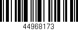 Código de barras (EAN, GTIN, SKU, ISBN): '44968173'
