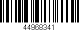 Código de barras (EAN, GTIN, SKU, ISBN): '44968341'