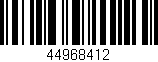 Código de barras (EAN, GTIN, SKU, ISBN): '44968412'