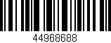 Código de barras (EAN, GTIN, SKU, ISBN): '44968688'