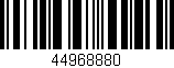 Código de barras (EAN, GTIN, SKU, ISBN): '44968880'