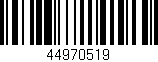 Código de barras (EAN, GTIN, SKU, ISBN): '44970519'