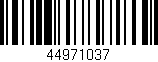 Código de barras (EAN, GTIN, SKU, ISBN): '44971037'