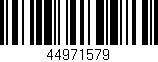 Código de barras (EAN, GTIN, SKU, ISBN): '44971579'